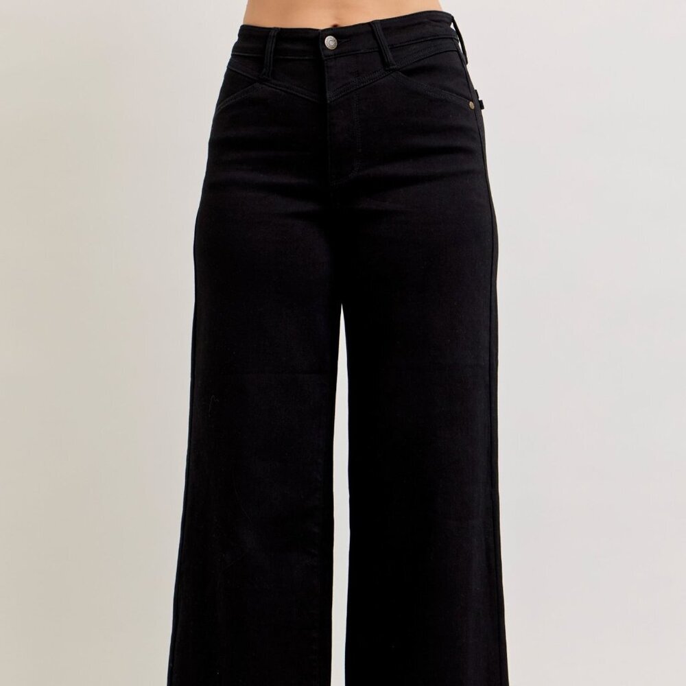 NWT Judy Blue High-Waisted Wide Leg Jeans